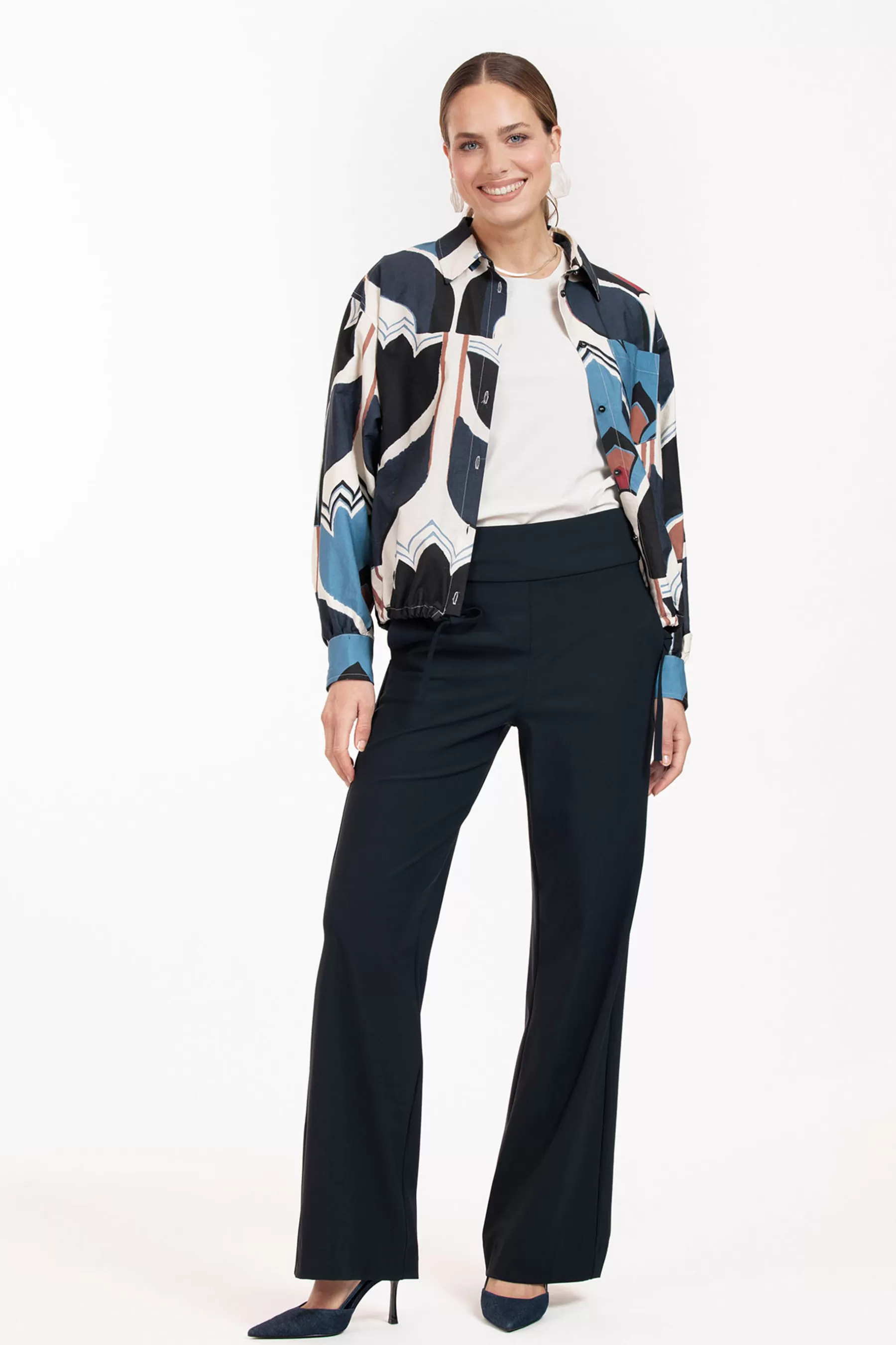 Studio Anneloes Blouses<Dio tulip poplin blouse - multi color