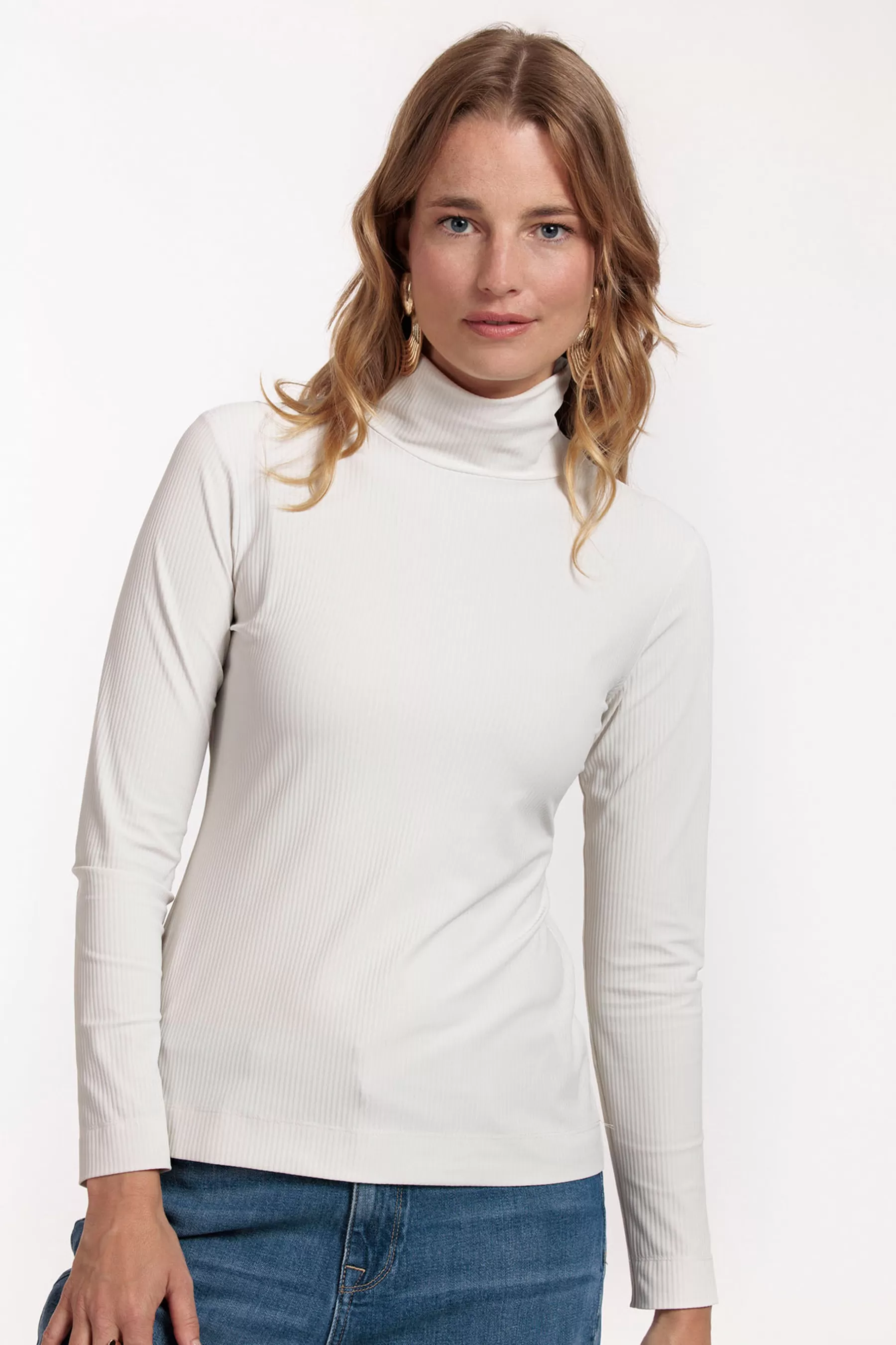 Studio Anneloes Shirts & Tops<Faith rib col top - kit