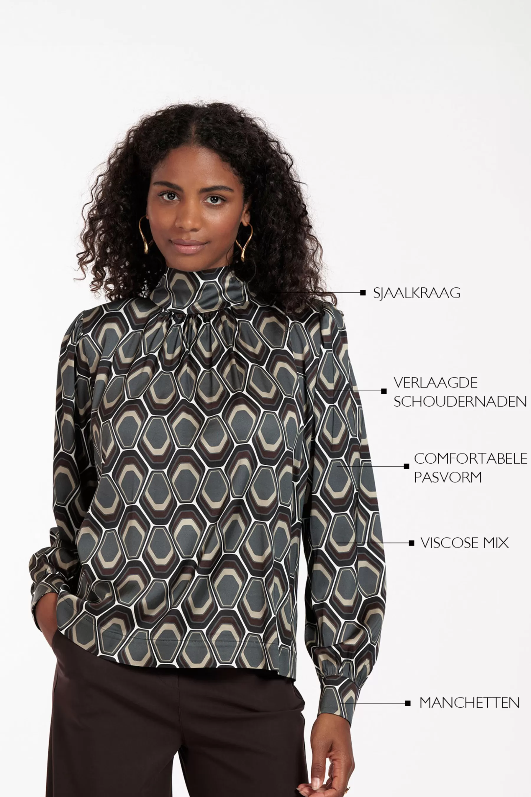 Studio Anneloes Blouses<Inzie graphic blouse - multi color