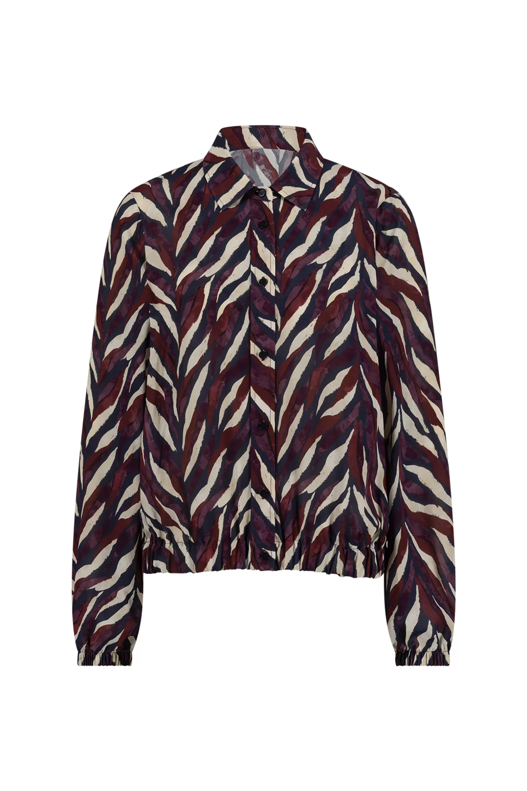 Studio Anneloes Blouses<Jonny leaves crepe blouse - kit/merlot