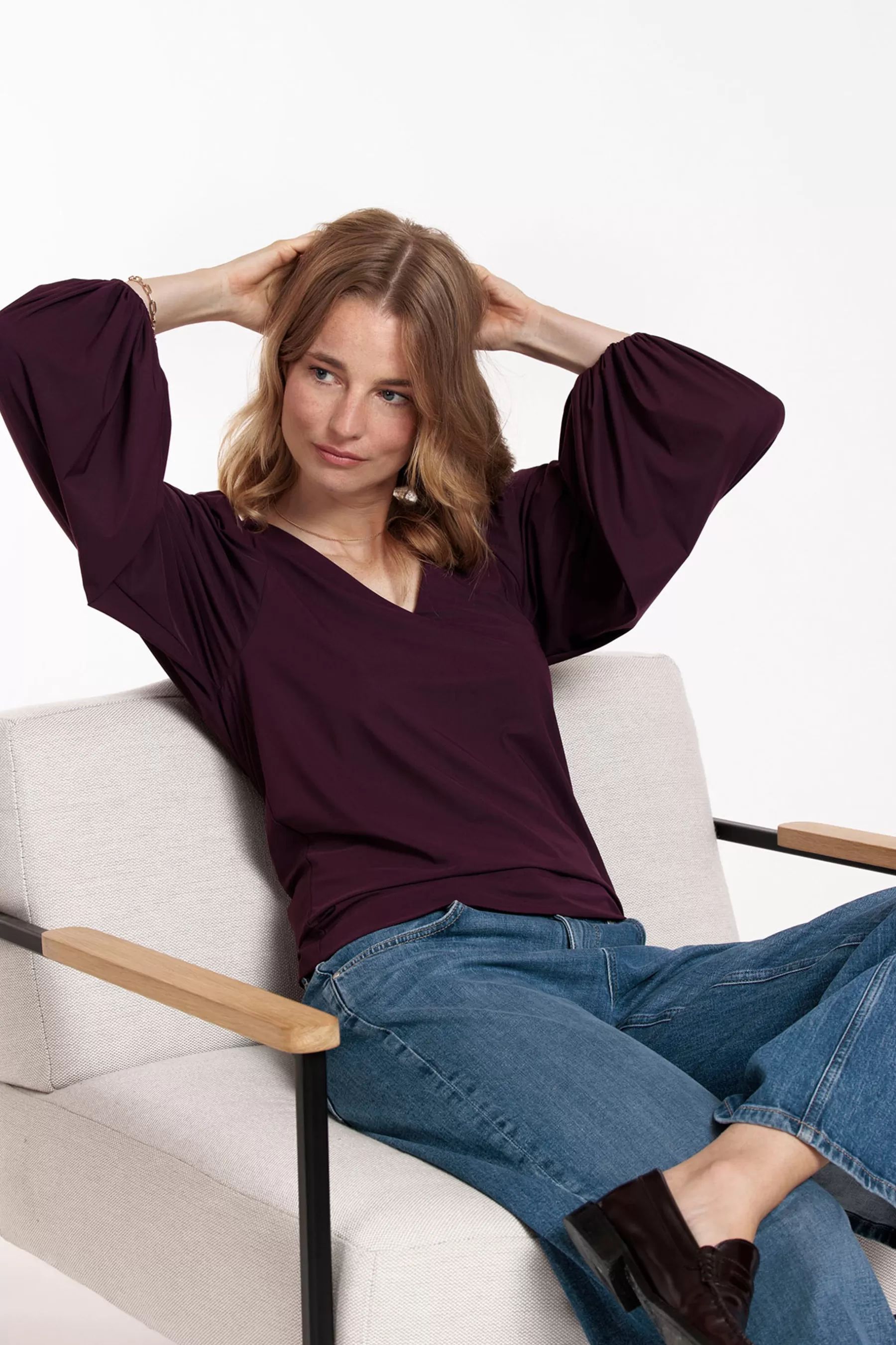 Studio Anneloes Shirts & Tops<Lesha top - blackberry