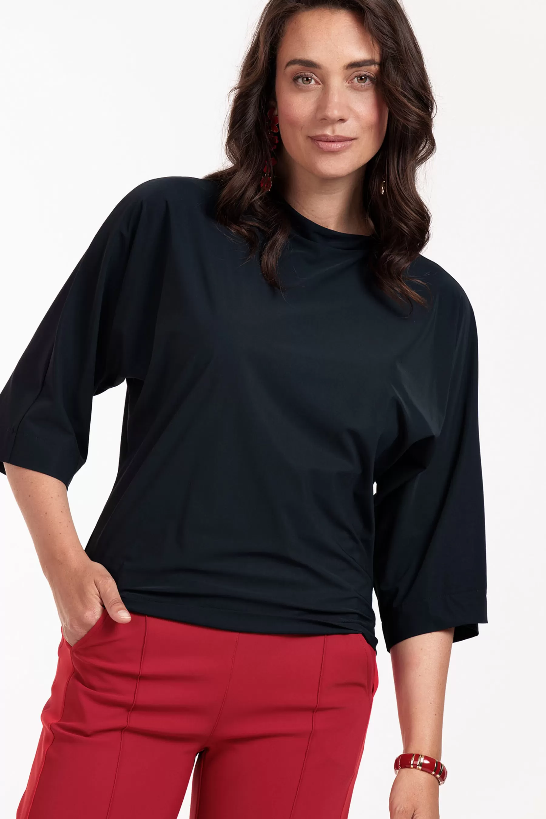 Studio Anneloes Shirts & Tops<Linnet top - dark blue