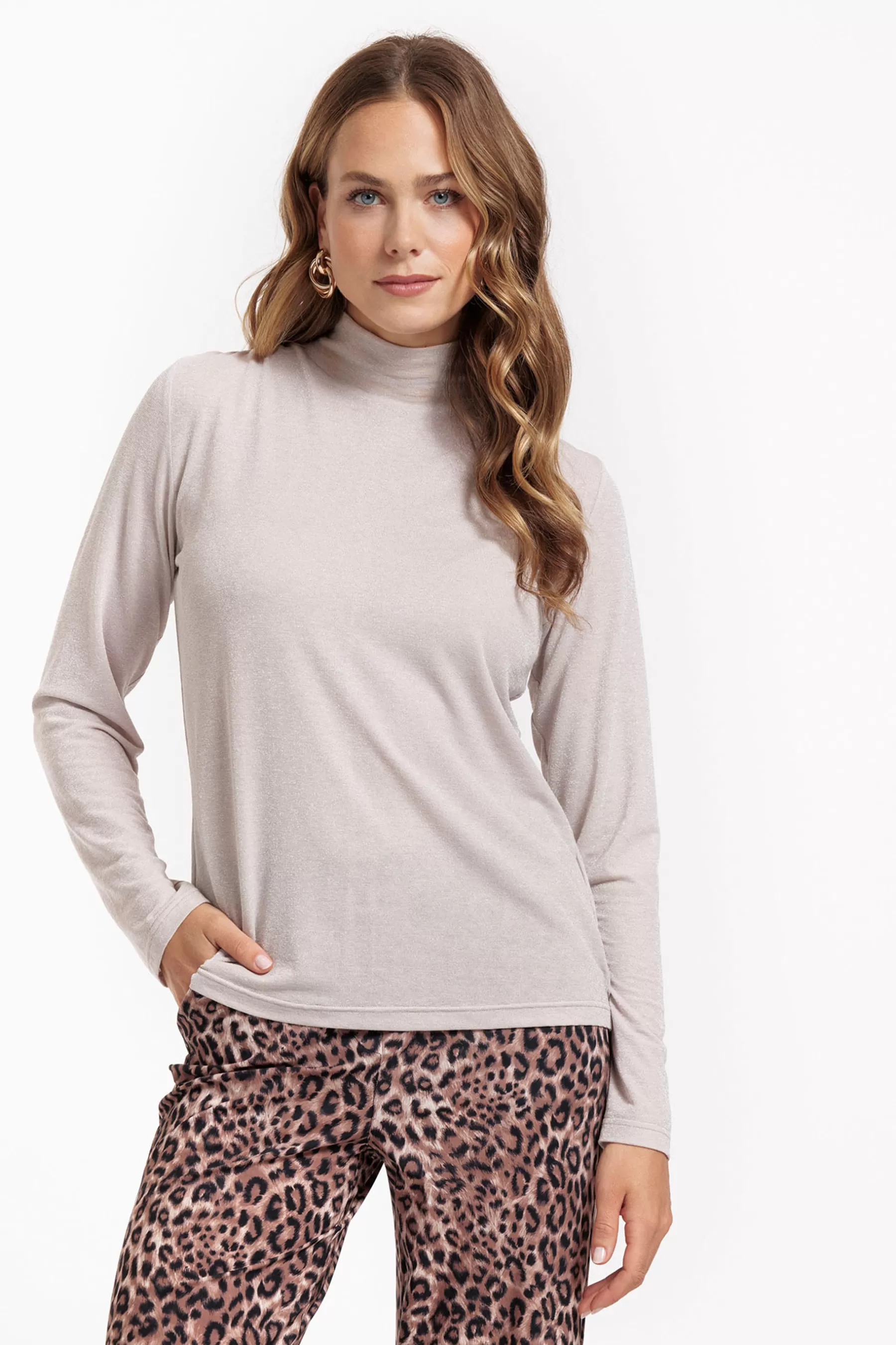 Studio Anneloes Shirts & Tops<Miki glitter top - pale pink