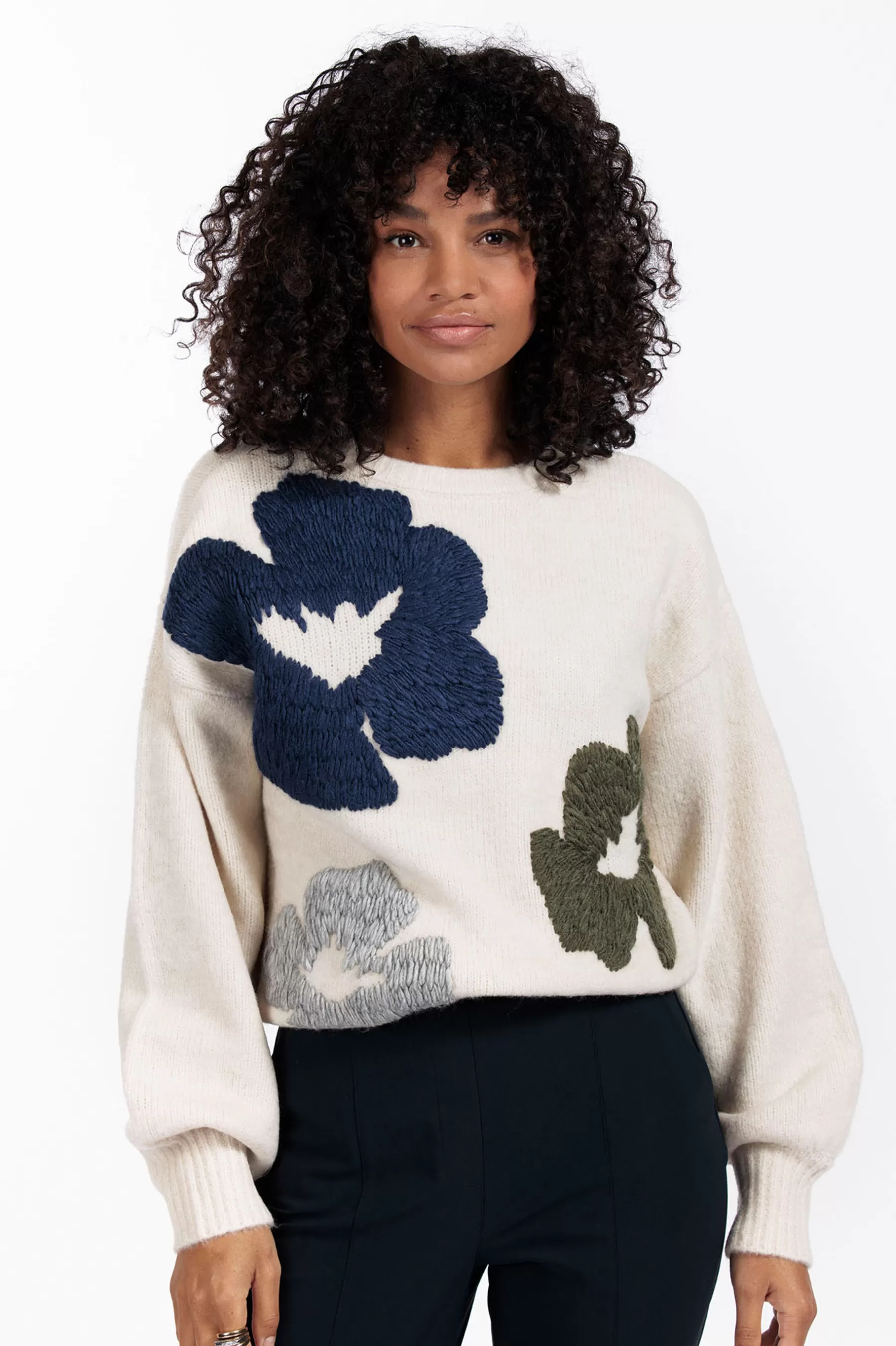 Studio Anneloes Truien & Vesten | Shirts & Tops<Nour flower pullover - kit