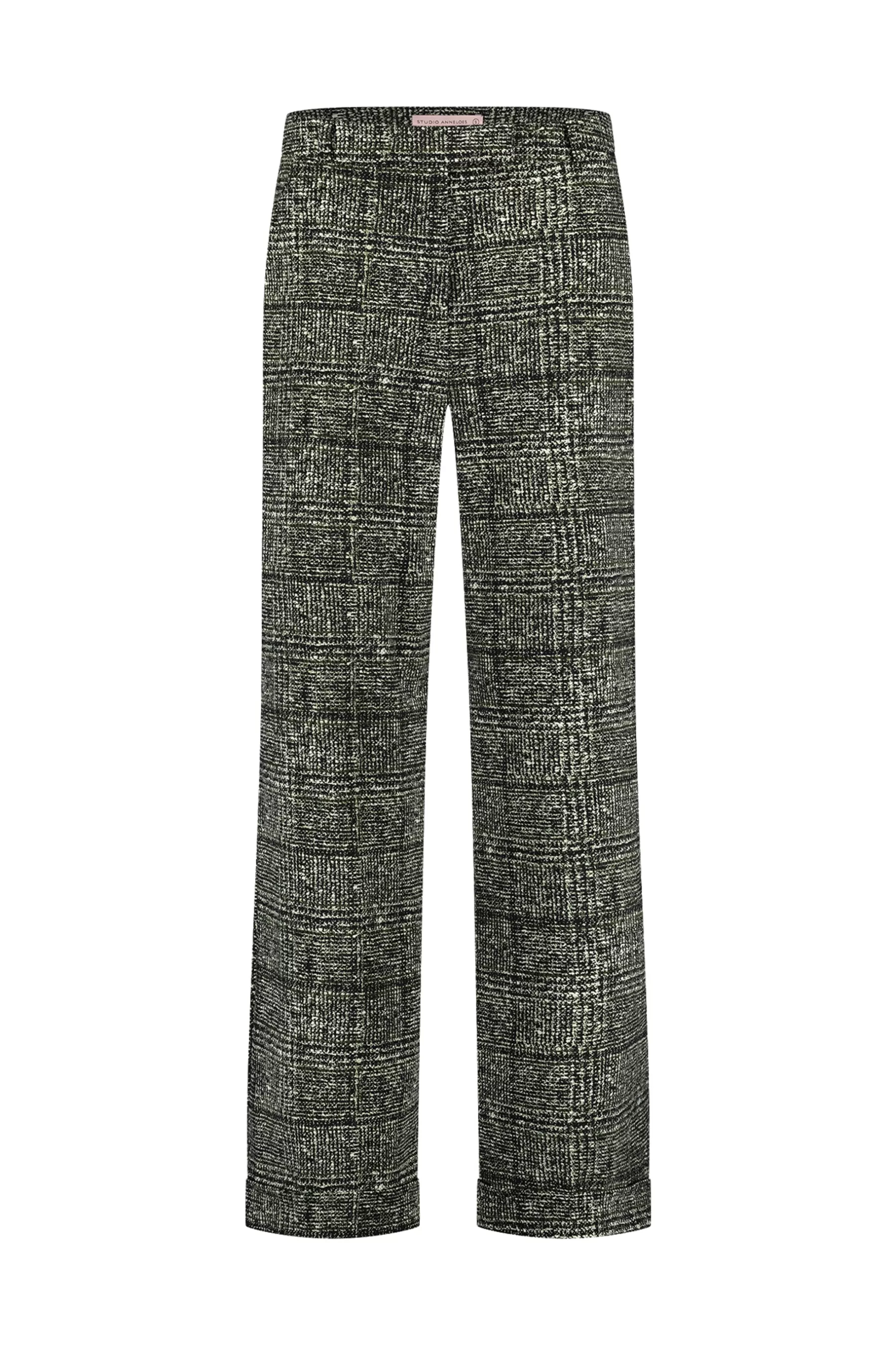 Studio Anneloes Broeken<Ozzie Check trousers - black/kit