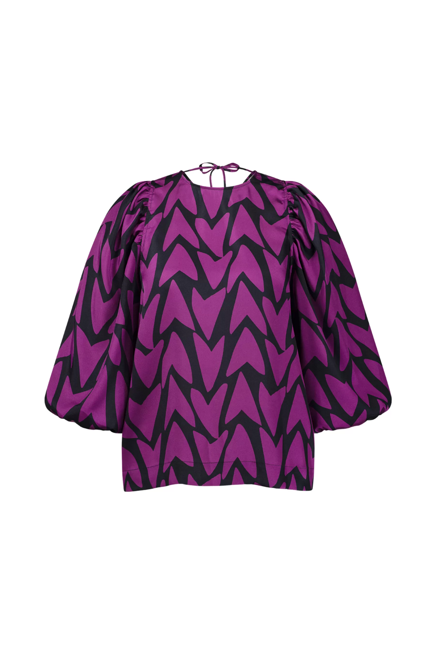 Studio Anneloes Shirts & Tops<Philou 2way love top - black/magenta