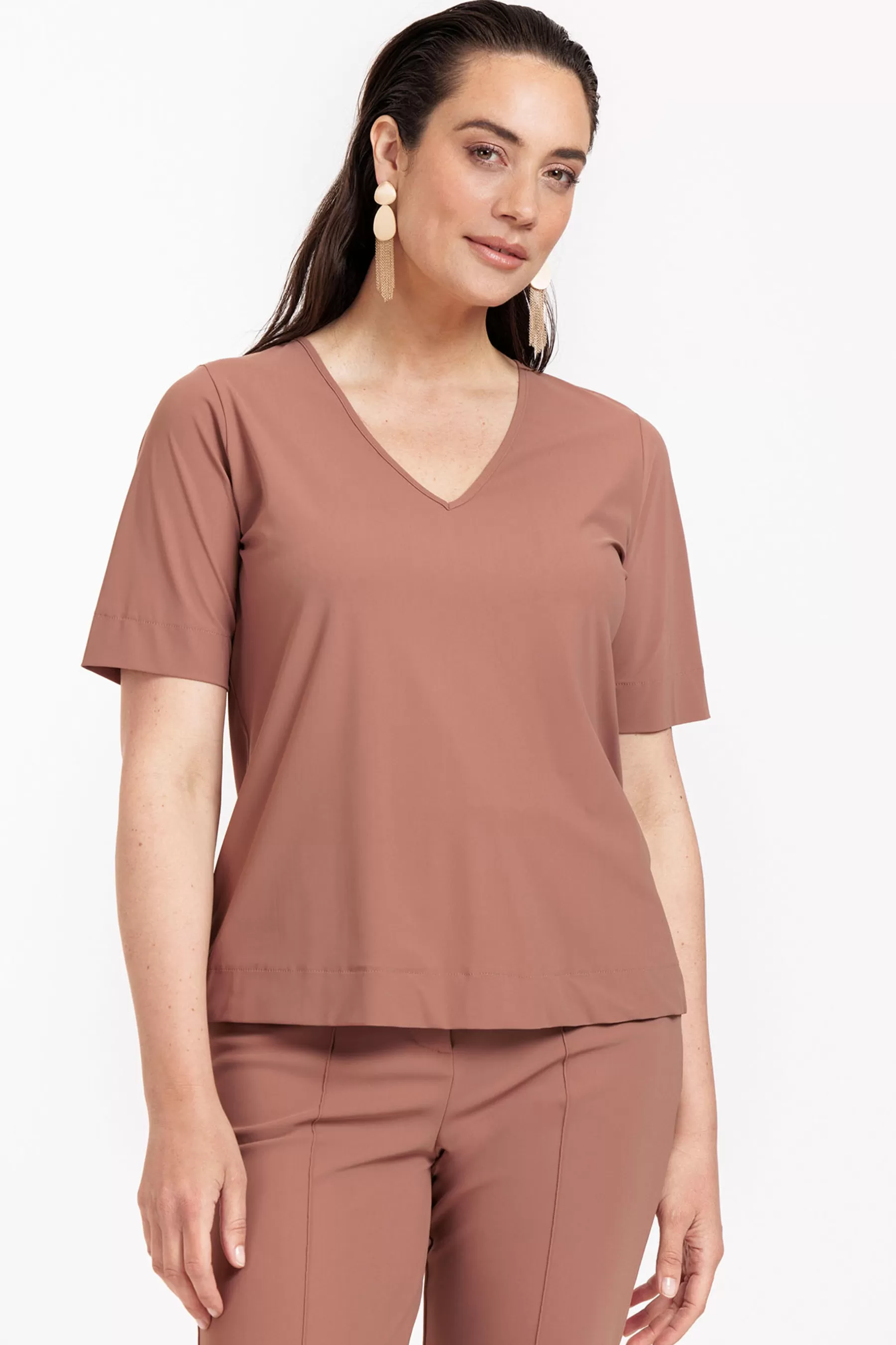 Studio Anneloes Shirts & Tops<Vick ssl shirt - chocolate