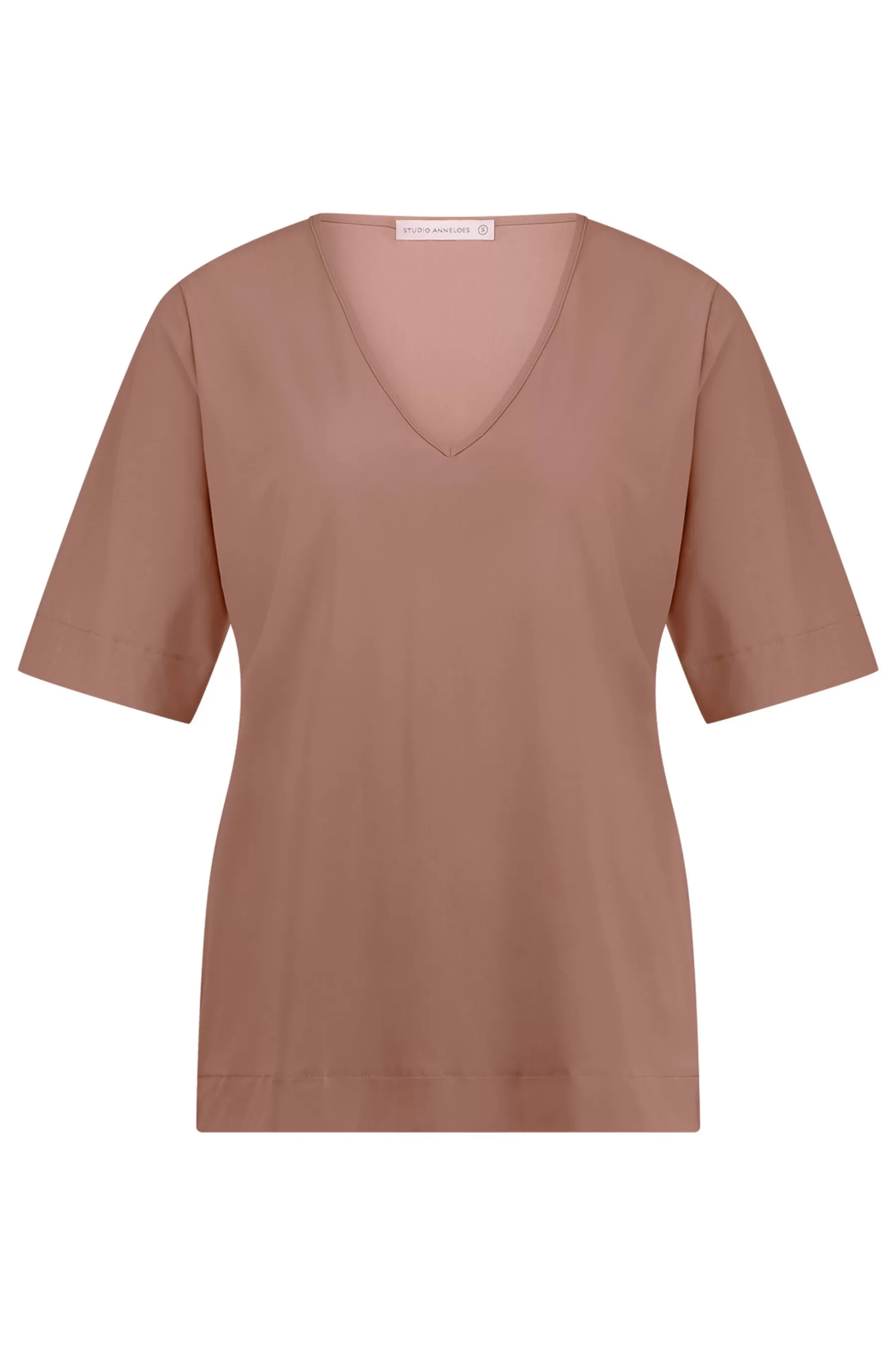 Studio Anneloes Shirts & Tops<Vick ssl shirt - chocolate