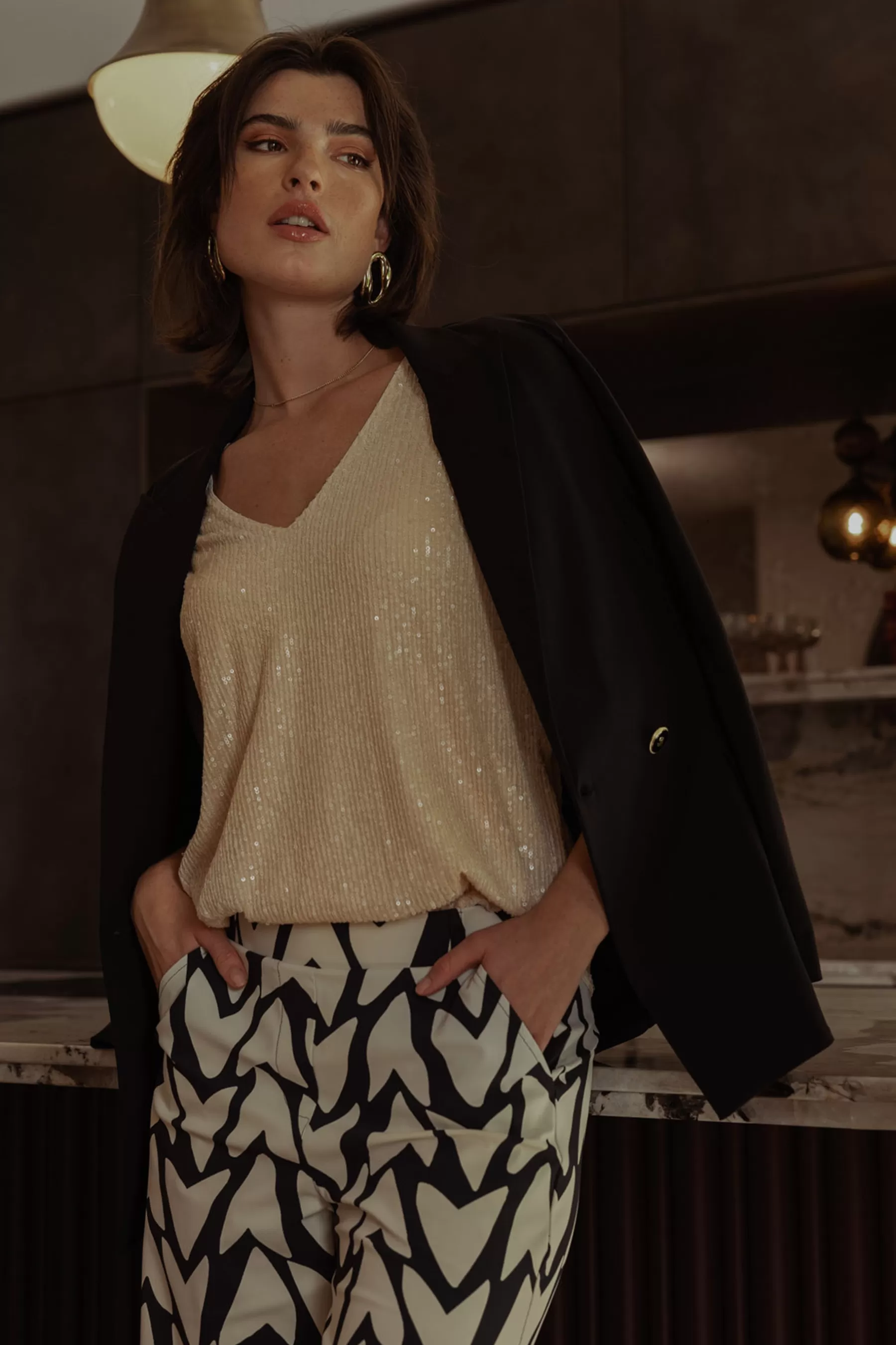 Studio Anneloes Shirts & Tops<Victoria sequins top - kit